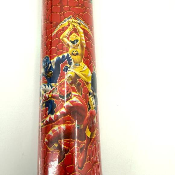 NEW! 🔥 Vintage Mighty Morphin Power Rangers Wrapping Paper 2004 DINO THUNDER - Picture 1 of 7